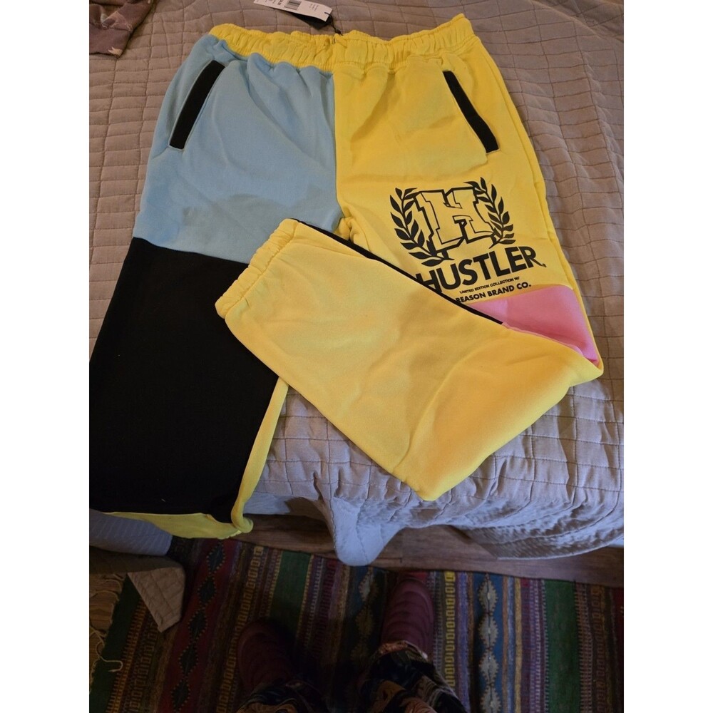 REASON - “Hustler” Multicolor Joggers, Size L, NWT! - Picture 3 of 5